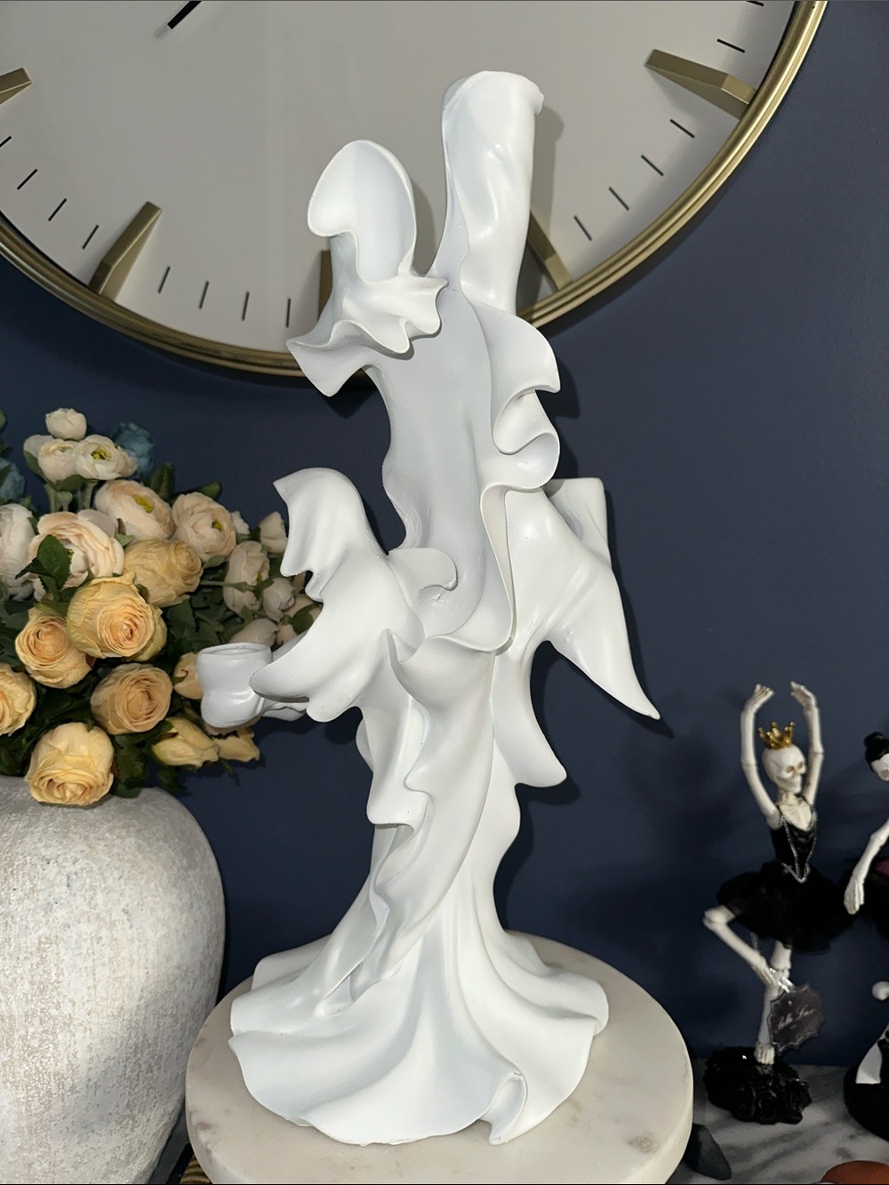 Halloween ghost candelabra candle holders
